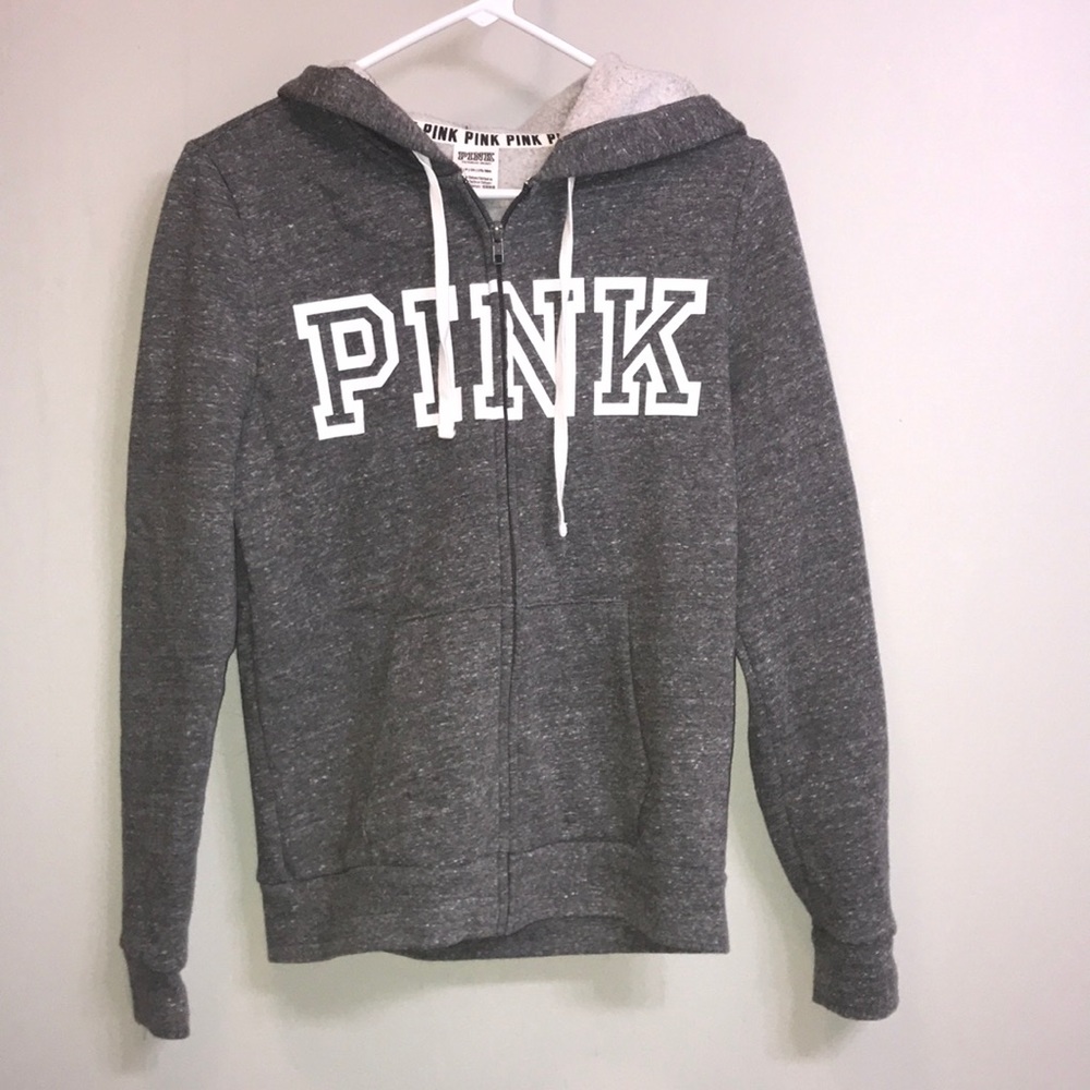Womens PINK Full Zip Jacket